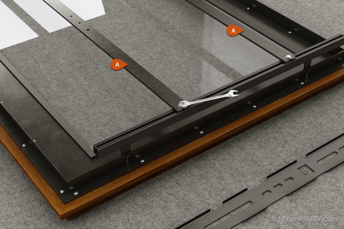 Bracket Adapter Plate for TV Mirrors